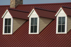 Home with Red Roof After Home Window Replacement in Mount Pleasant, MI, Midland, MI, Riverdale, MI